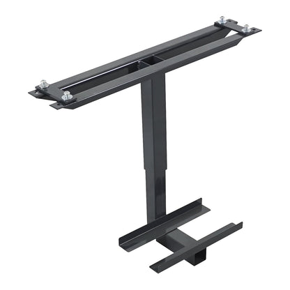 PC holder, for electrically height-adjustable work table eurokraft pro, for installation underneath a table.