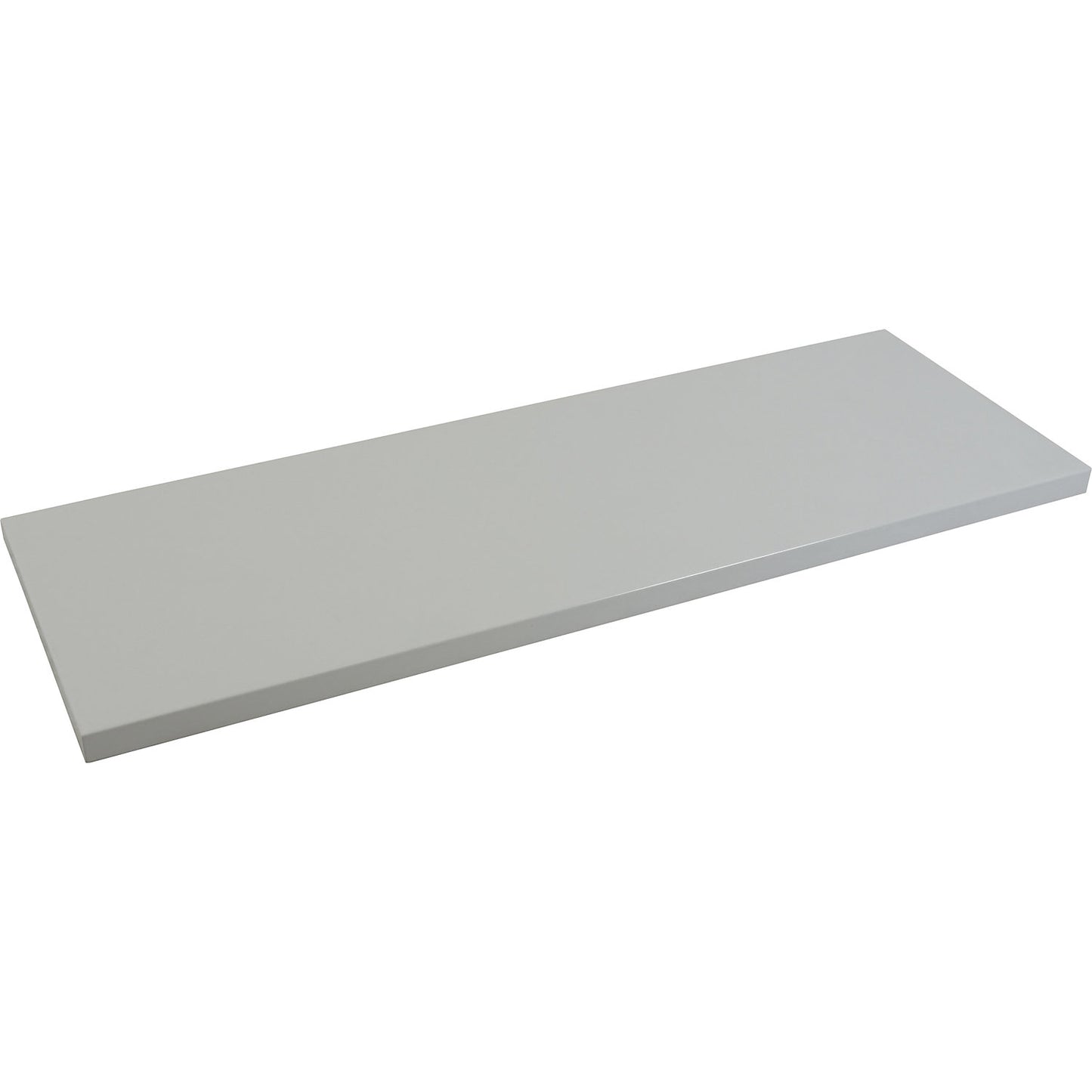 Storage shelf for workbench, width 500 mm, light grey RAL 7035.