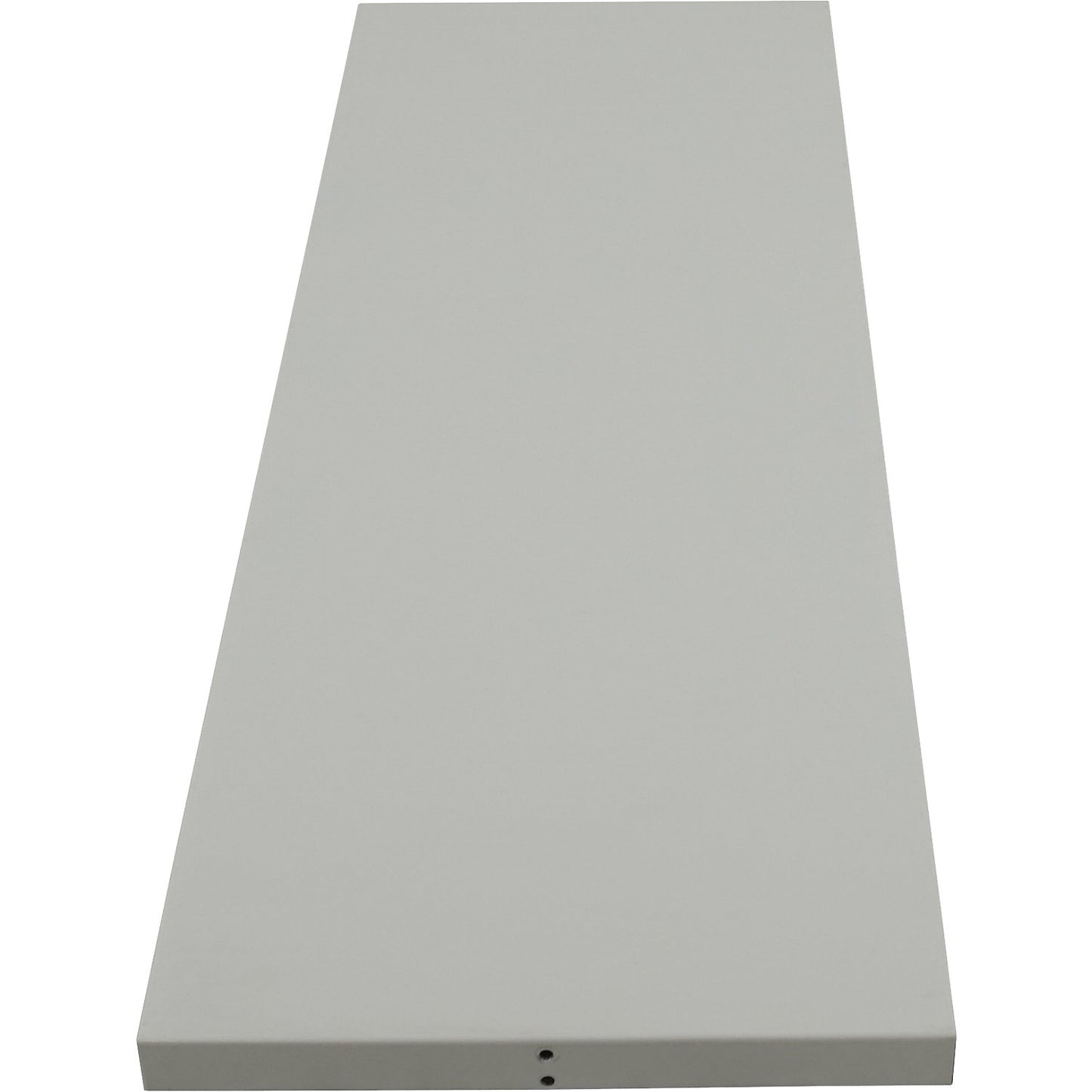 Storage shelf for workbench, width 500 mm, light grey RAL 7035.