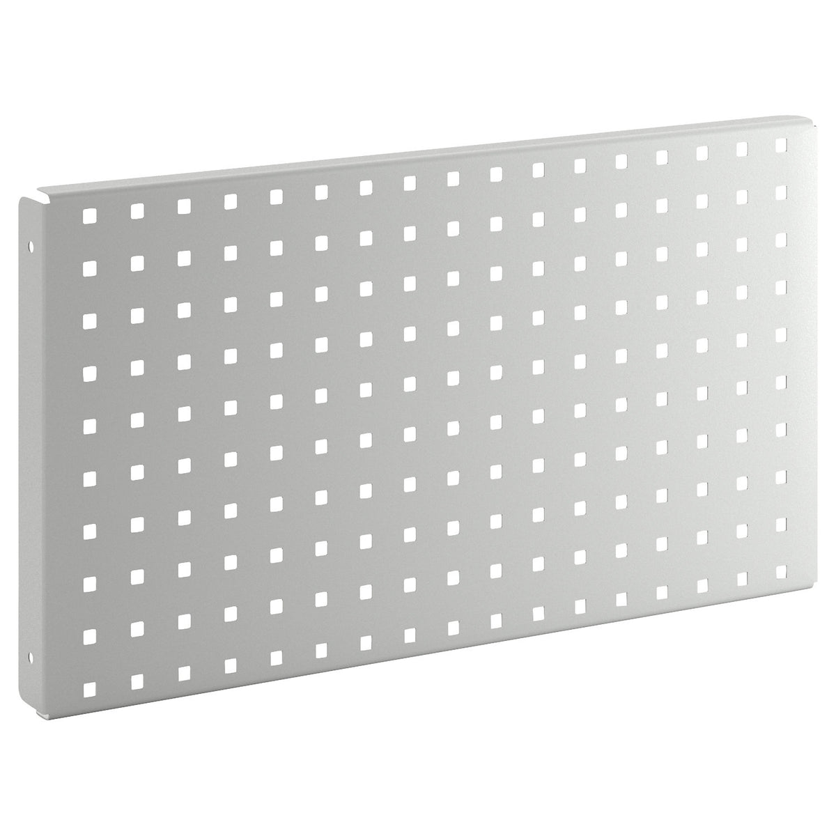 Perforated panel, for electrically height-adjustable work table eurokraft pro, light grey RAL 7035.
