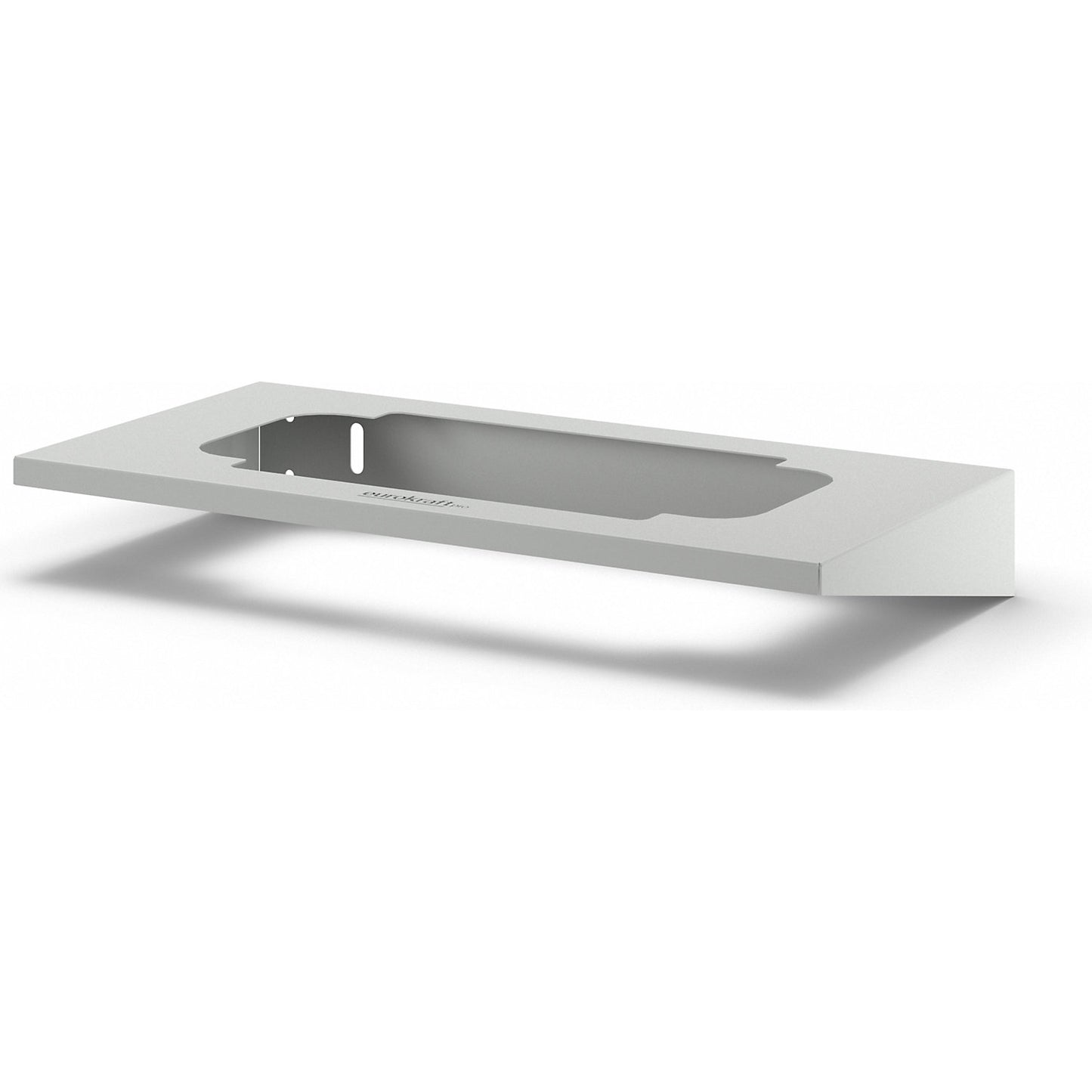Bracket for waste collector, for electrically height-adjustable work table eurokraft pro, HxW 100 x 350 mm, for 1 container.