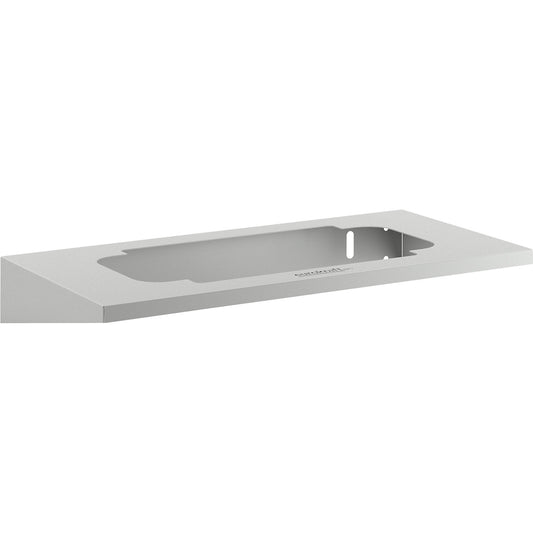 Bracket for waste collector, for electrically height-adjustable work table eurokraft pro, HxW 100 x 350 mm, for 1 container.