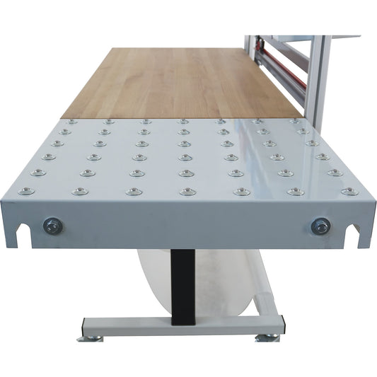 Ball roller module, for electrically height-adjustable worktable, light grey RAL 7035.