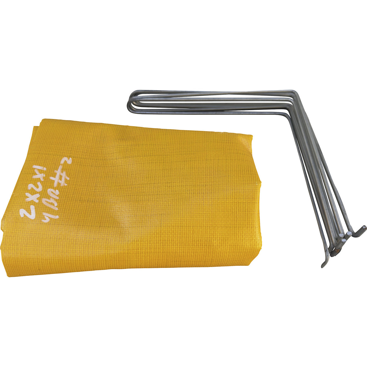 Sump tray, foldable, polyethylene, black/yellow, sump capacity 108 L.