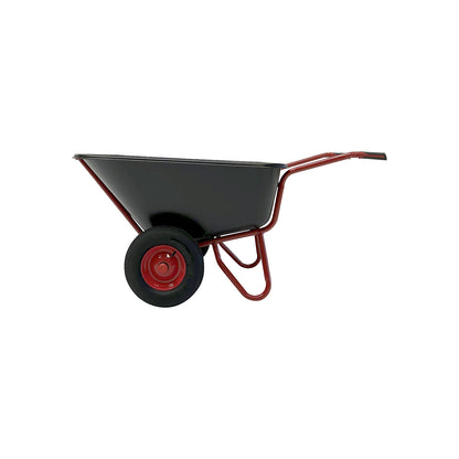 Compact wheelbarrow with 2-wheel frame, pneumatic tyre, 250 litres, LxW 1560 x 890 mm.