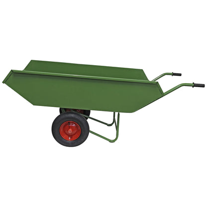 Universal wheelbarrow, powder coated, max. load 500 kg, 450 litres, LxW 2000 x 800 mm.