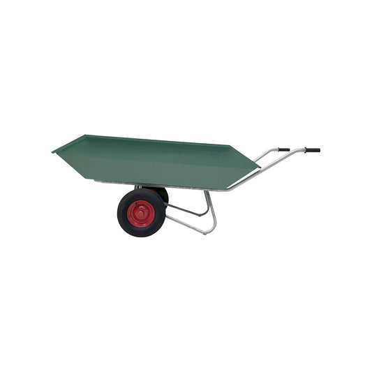 Universal wheelbarrow, galvanized frame, max. load 500 kg, 450 litres, LxW 2100 x 785 mm.