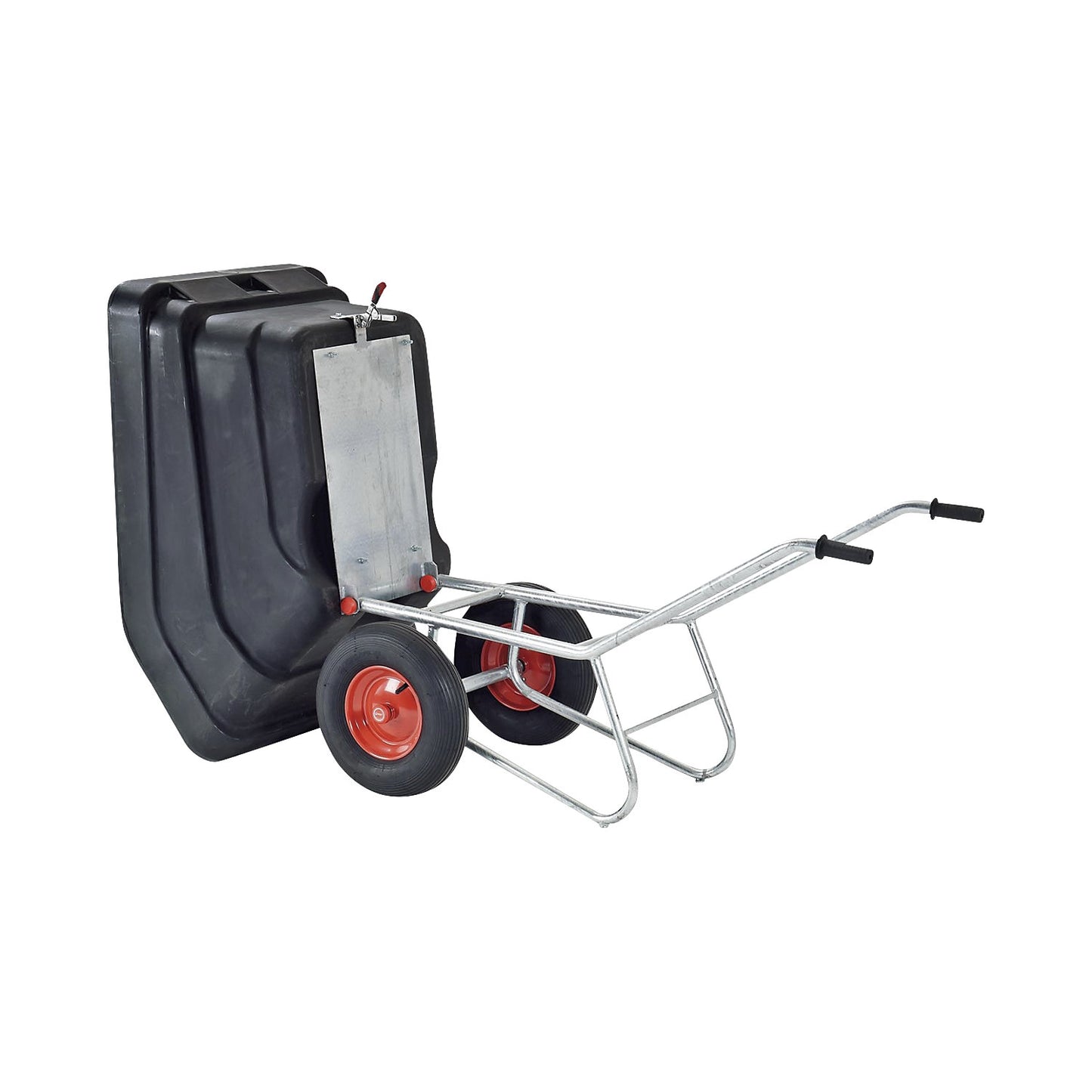 Compact wheelbarrow with galvanized frame, pneumatic tyre, 300 L, LxW 1750 x 770 mm.