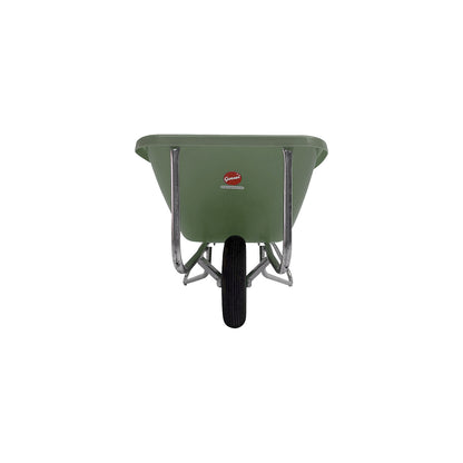Compact wheelbarrow BIG BEN, 180 l, one-wheeled, green, one-wheeled.