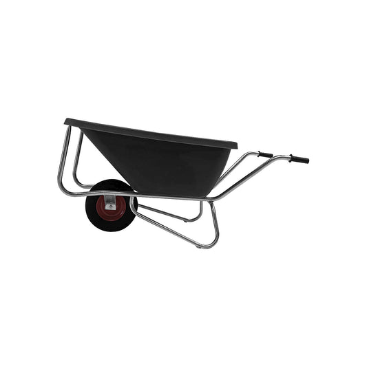 Compact wheelbarrow BIG BEN, 180 l, one-wheeled, black, one-wheeled.