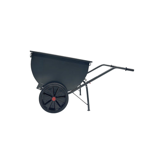 Tipping cart, solid rubber, LxH 1450 x 975 mm, 250 l.