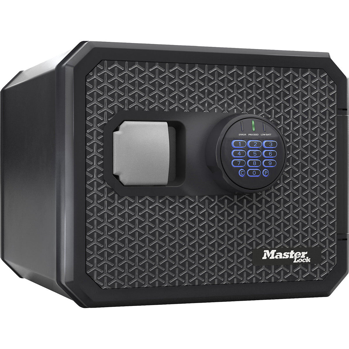 Security safe with electronic combination, fireproof and waterproof, black, HxWxD 348 x 417 x 478 mm.