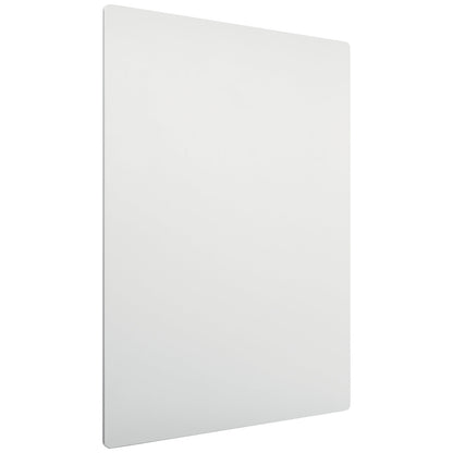 Whiteboard, modular/frameless, painted steel, white, WxH 600 x 450 mm.