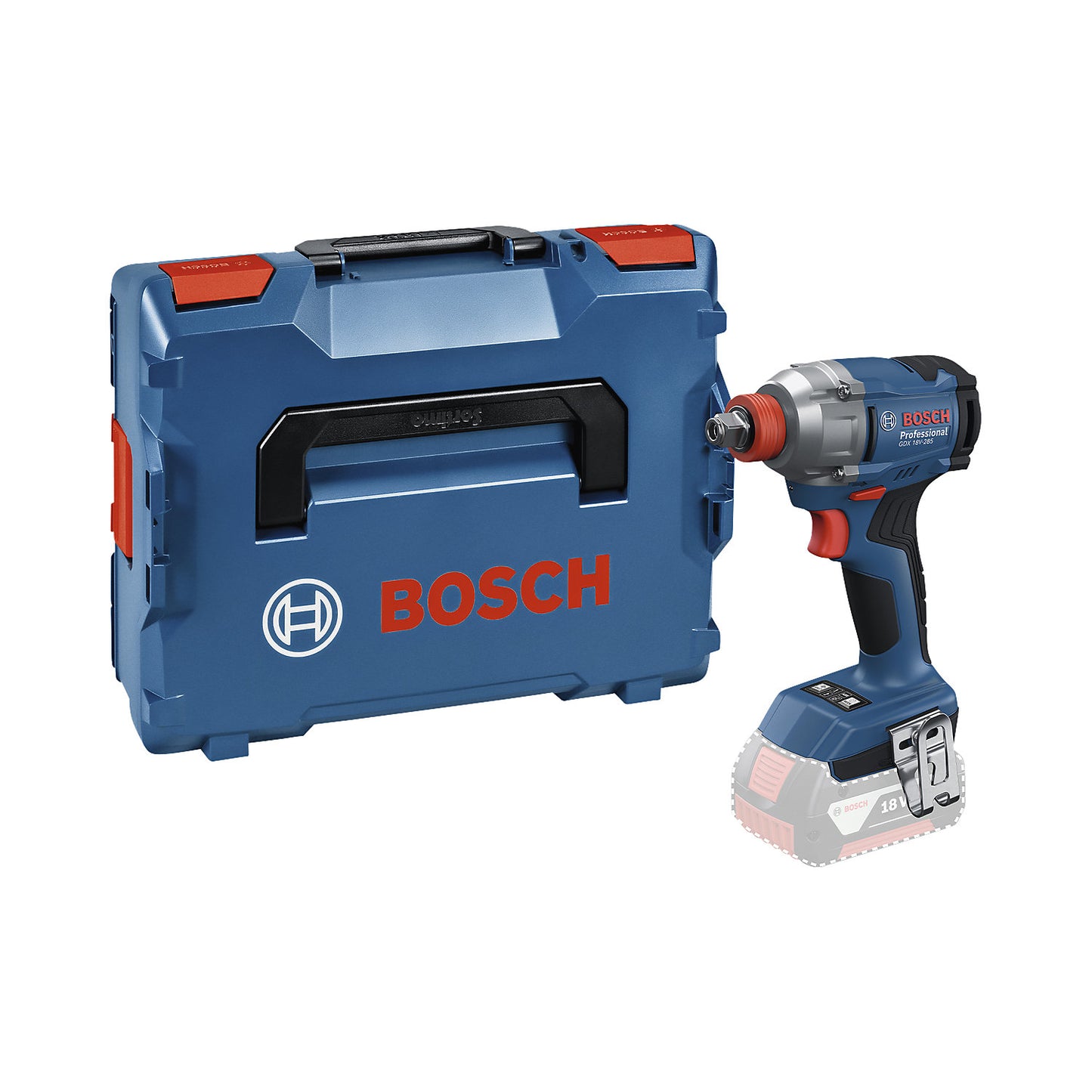 Cordless impact wrench GDX, 18V-285, in L-Boxx.