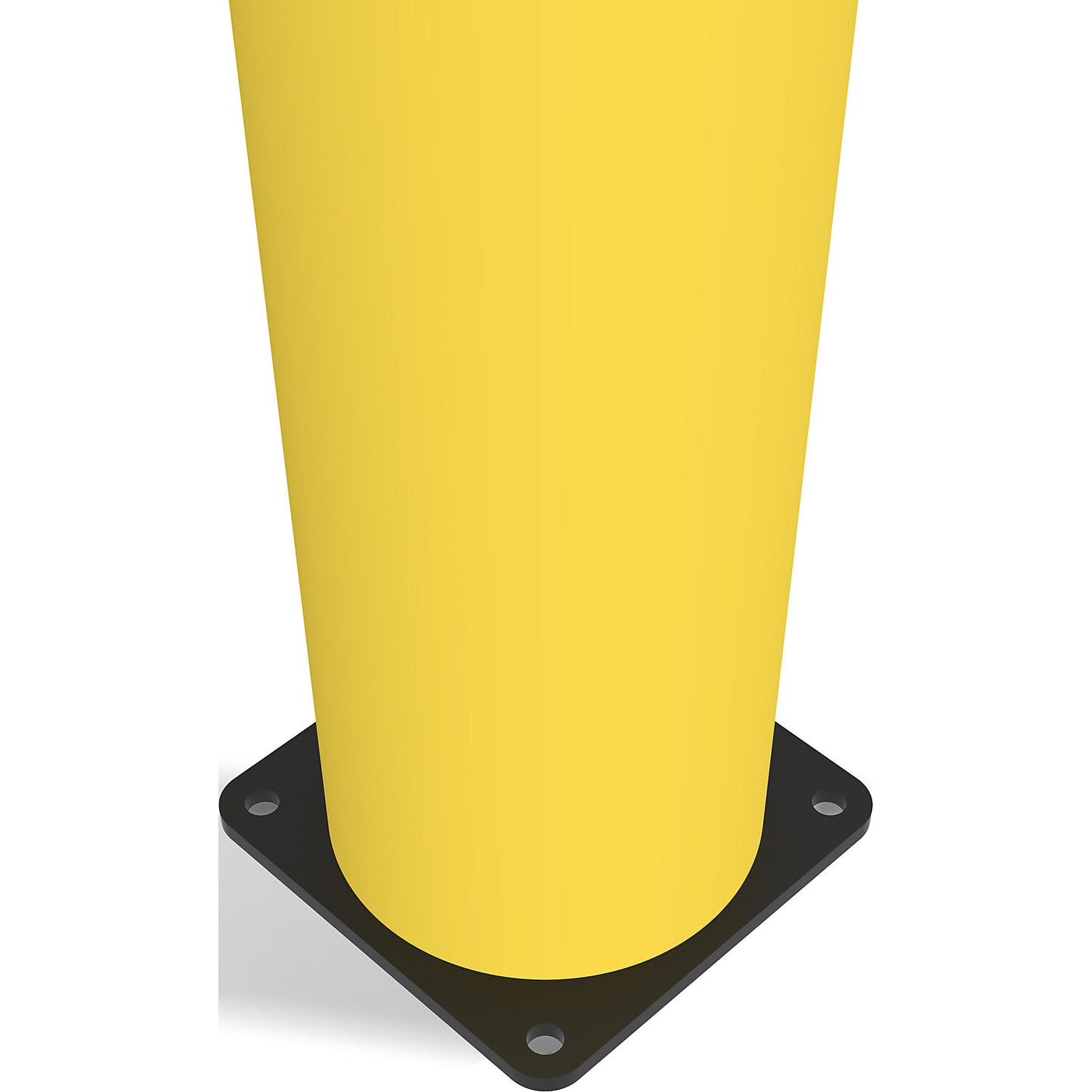 Ram protection bollard Bravo, made of flexible plastic, overall height 750 mm, with rotatable cuff.