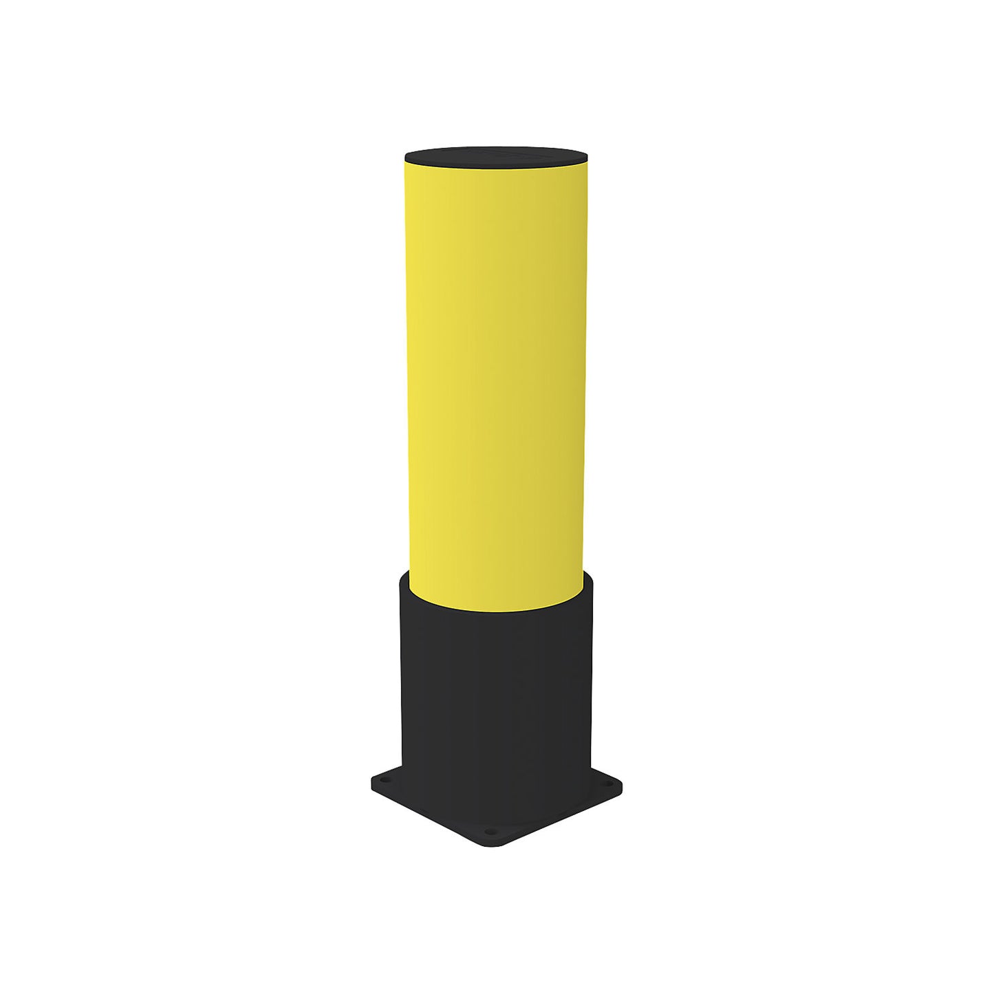 Ram protection bollard Bravo, made of flexible plastic, overall height 750 mm, with rotatable cuff.
