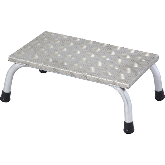 STABILO machine steps, aluminium tread plate steps, one-sided, 1 step.