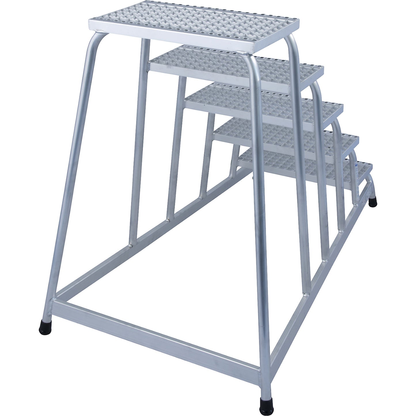 STABILO machine steps, with grating steps, one-sided, 5 steps.