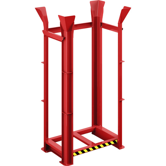 Pallet alignment frame type RRG, for 15 Euro pallets, flame red.