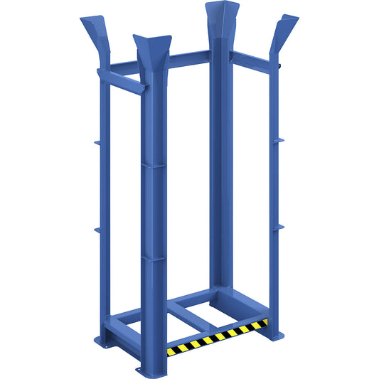 Pallet alignment frame type RRG, for 15 Euro pallets, gentian blue.