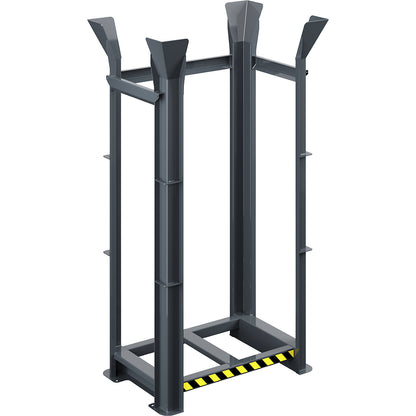 Pallet alignment frame type RRG, for 15 Euro pallets, charcoal.