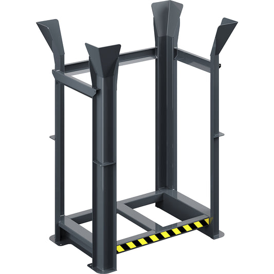 Pallet alignment frame type RRG, for 10 Euro pallets, charcoal.
