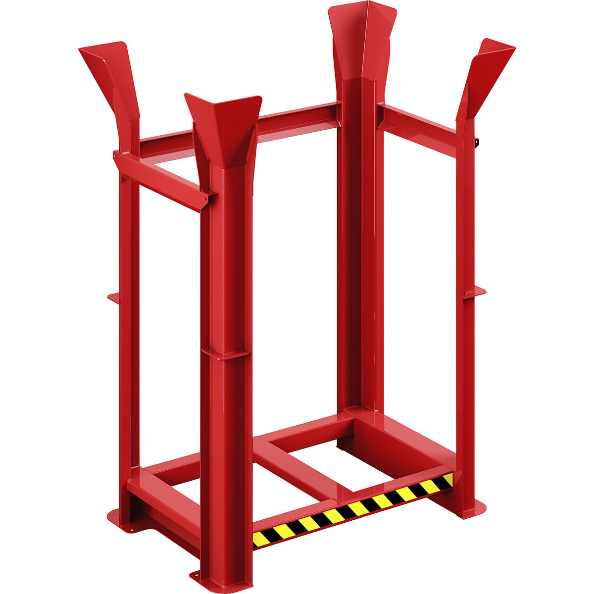 Pallet alignment frame type RRG, for 10 Euro pallets, flame red.