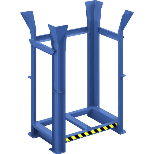 Pallet alignment frame type RRG, for 10 Euro pallets, gentian blue.