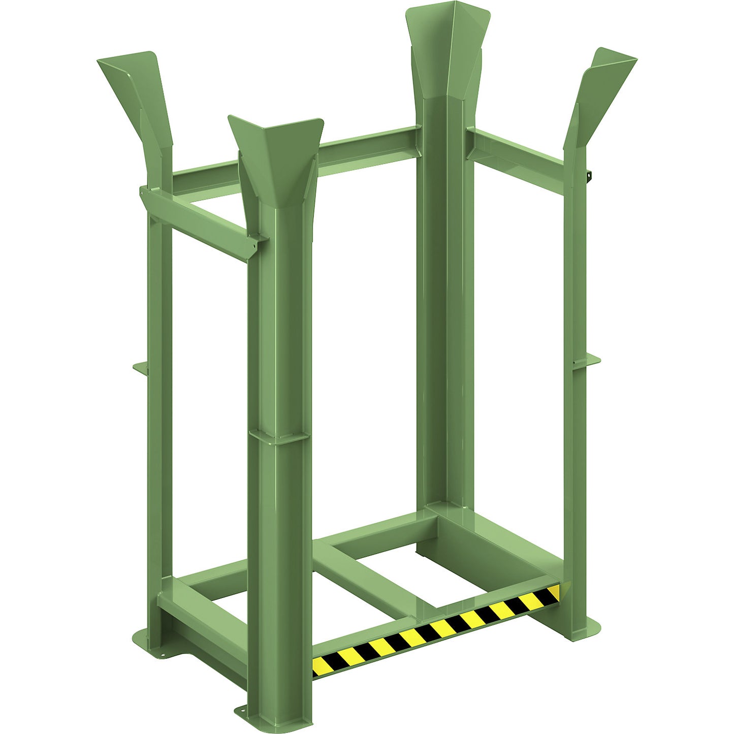 Pallet alignment frame type RRG, for 10 Euro pallets, reseda green.