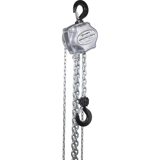 Spur gear hoist PREMIUM PRO-II, lifting 6 m, max. load 3000 kg.