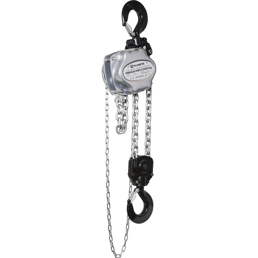 Spur gear hoist PREMIUM PRO-II, lifting 6 m, max. load 5000 kg.