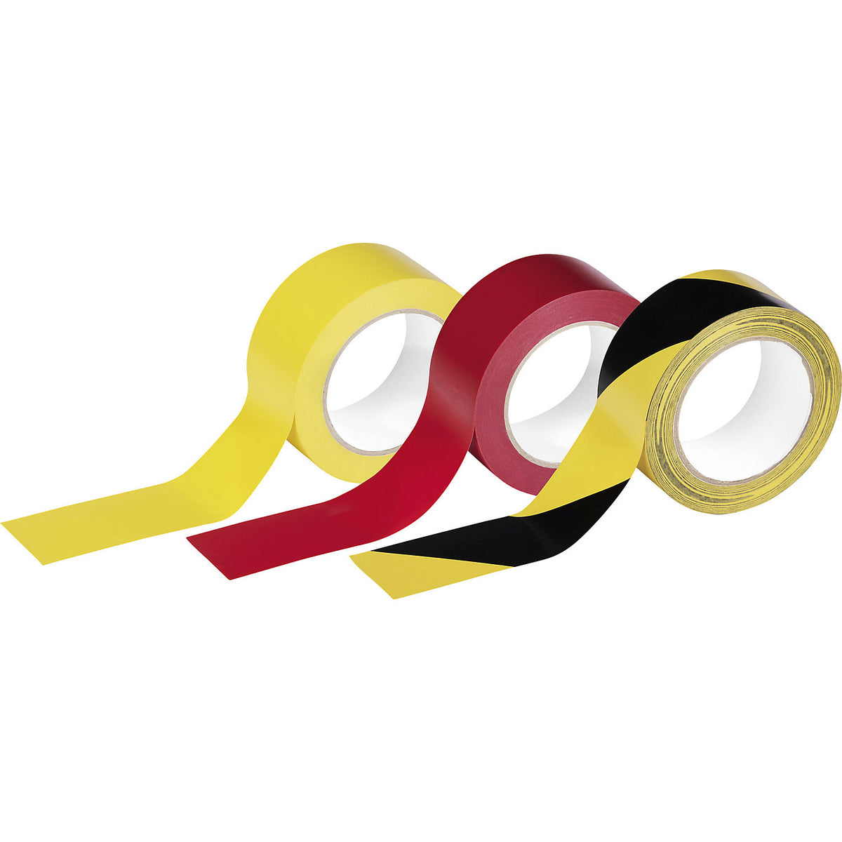 DURALINE® BASIC marking tape, length 33 m, thickness 0.16 mm, yellow / black.