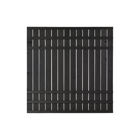 Rustic fence, wood, WxH 1800 x 1800 mm.