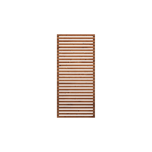 Tokyo fence, wood, WxH 830 x 1800 mm, ThermoWood®.