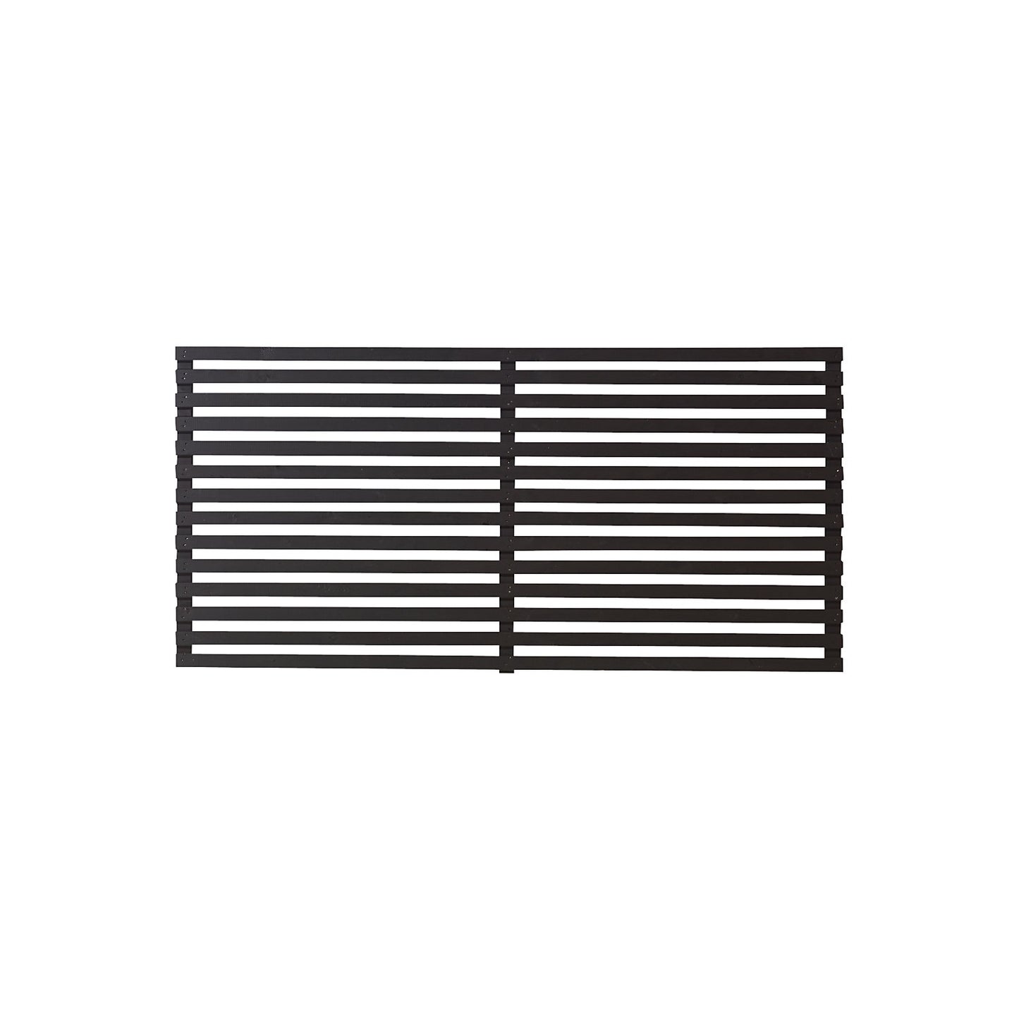 Tokyo fence, wood, WxH 1800 x 900 mm, black.