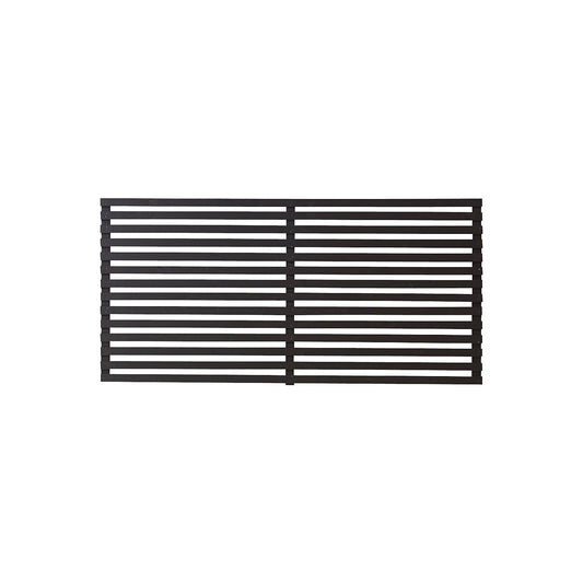 Tokyo fence, wood, WxH 1800 x 900 mm, black.