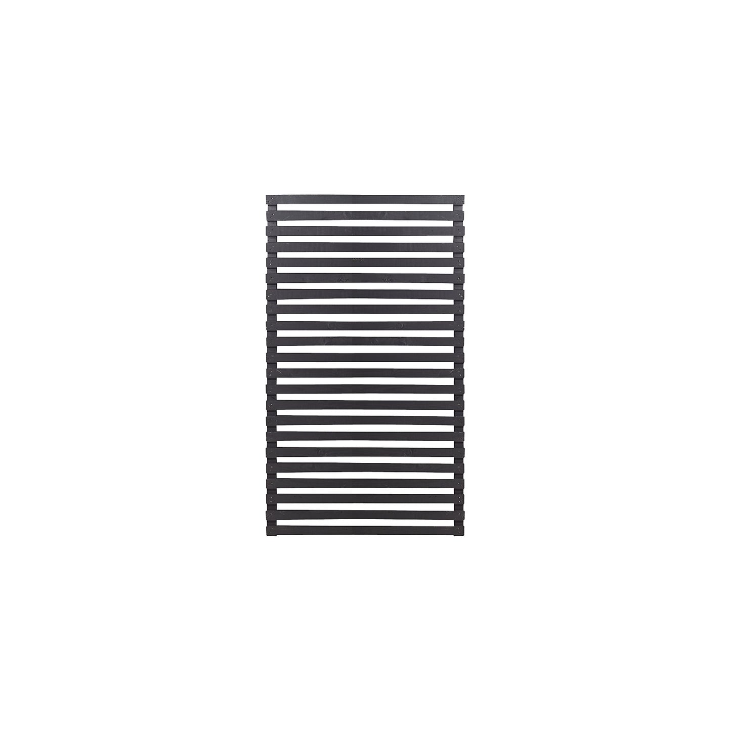 Tokyo fence, wood, WxH 830 x 1400 mm, black.