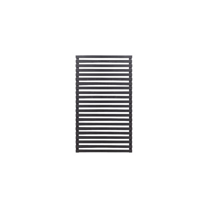 Tokyo fence, wood, WxH 830 x 1400 mm, black.