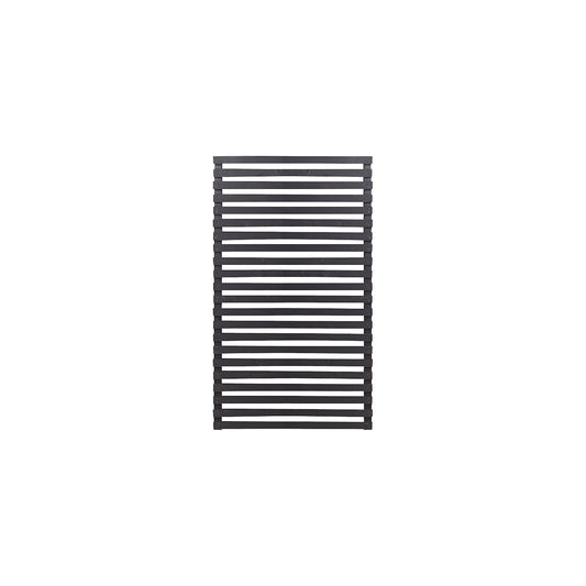 Tokyo fence, wood, WxH 830 x 1400 mm, black.