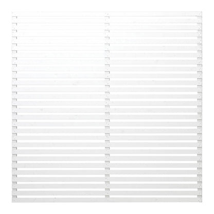 Tokyo fence, wood, WxH 1800 x 1800 mm, white.