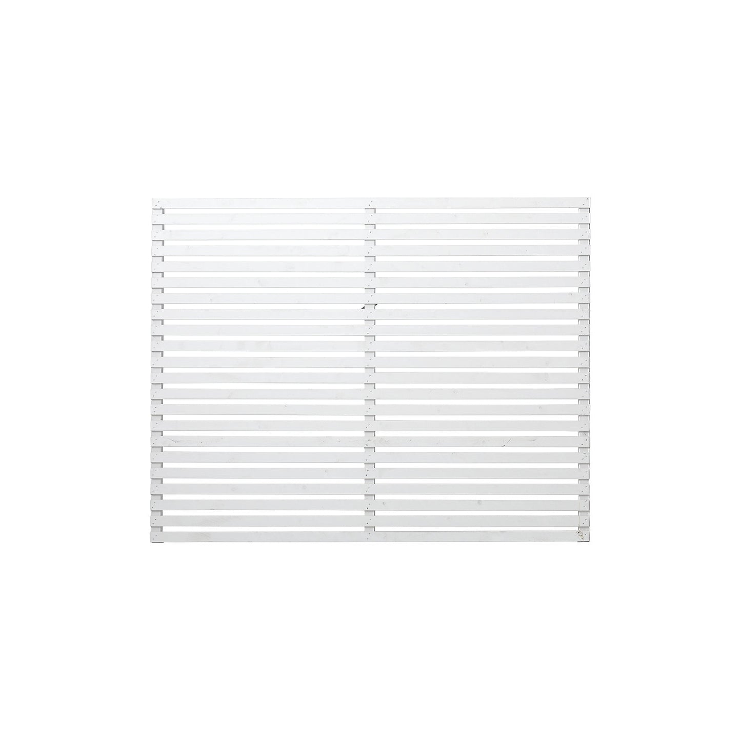 Tokyo fence, wood, WxH 1800 x 1400 mm, white.