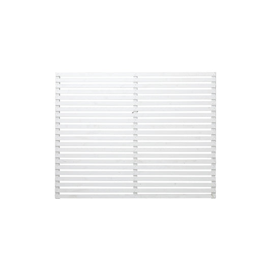 Tokyo fence, wood, WxH 1800 x 1400 mm, white.