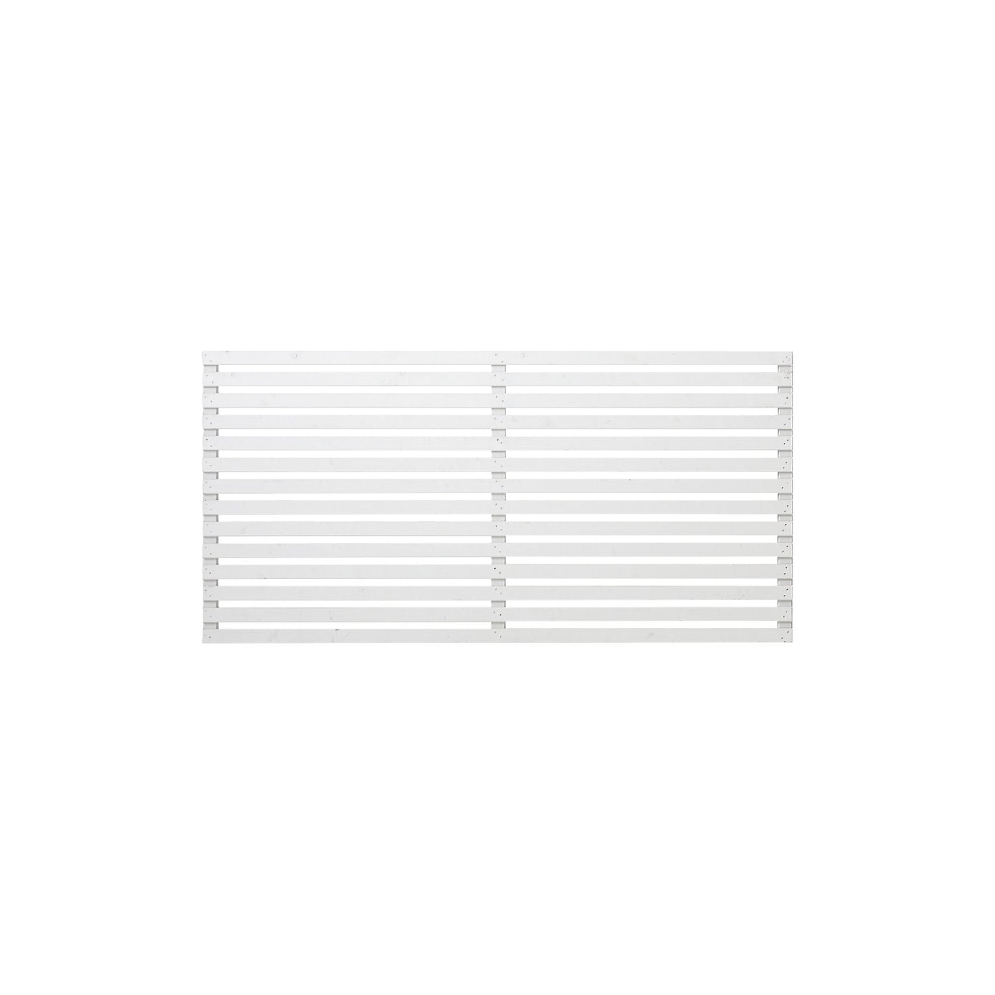 Tokyo fence, wood, WxH 1800 x 900 mm, white.