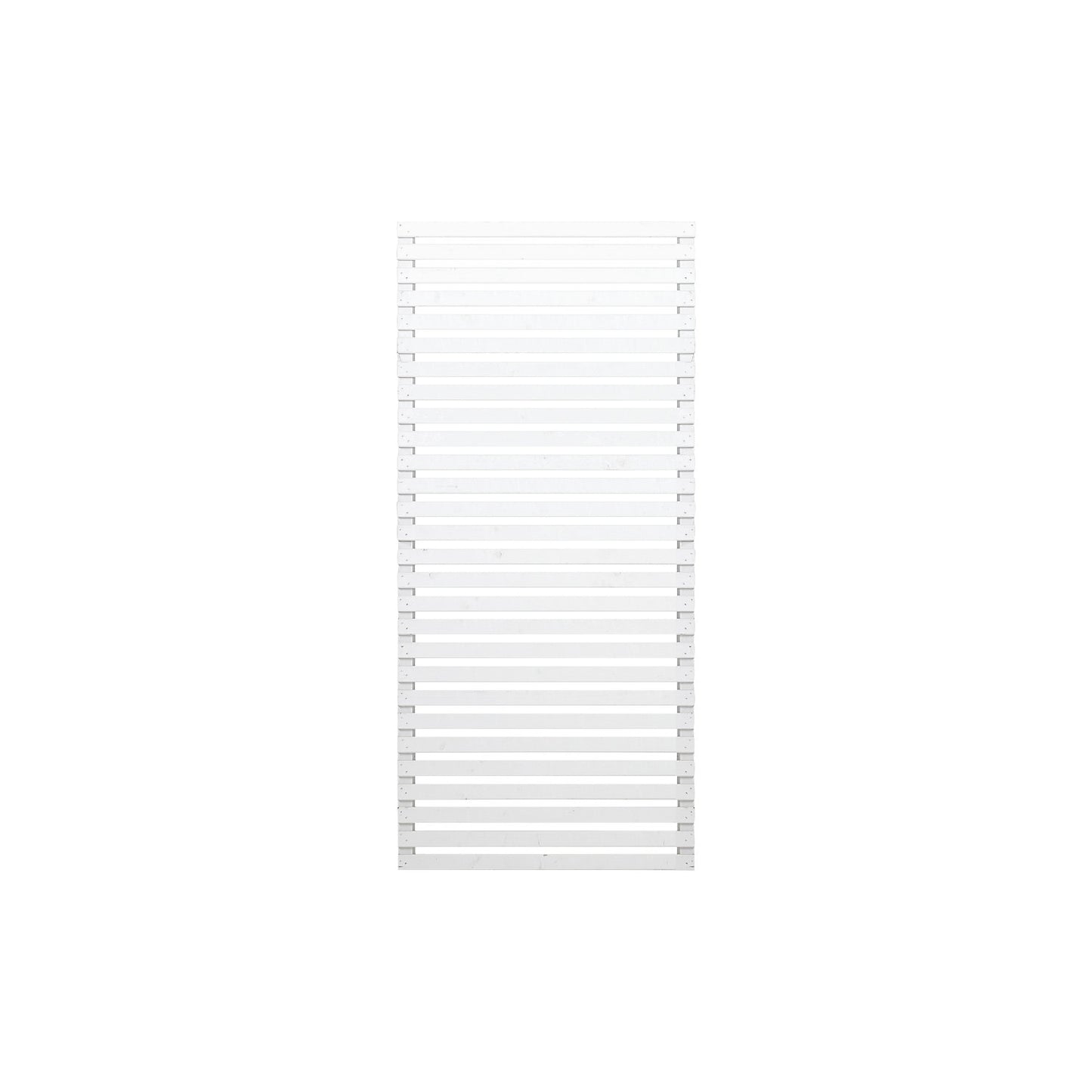 Tokyo fence, wood, WxH 830 x 1800 mm, white.