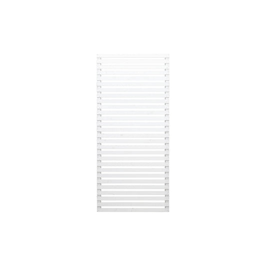 Tokyo fence, wood, WxH 830 x 1800 mm, white.