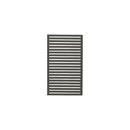 Tokyo fence, wood, WxH 830 x 1400 mm, umbra grey.