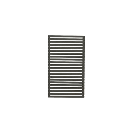 Tokyo fence, wood, WxH 830 x 1400 mm, umbra grey.