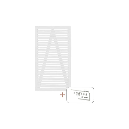 Tokyo single door, wood, WxH 1000 x 1800 mm, white.