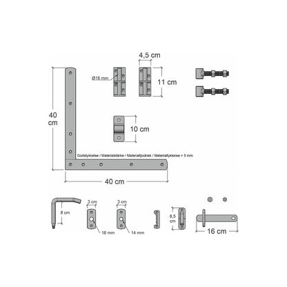 Tokyo single door, wood, WxH 1000 x 1400 mm, white.