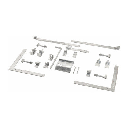 Tokyo double gate incl. fittings, wood, WxH 2000 x 900 mm, black.